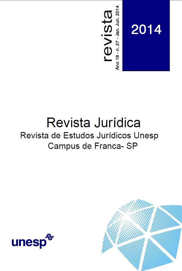 Visualizar v. 18 n. 27 (2014): Revista de Estudos Jurídicos da UNESP